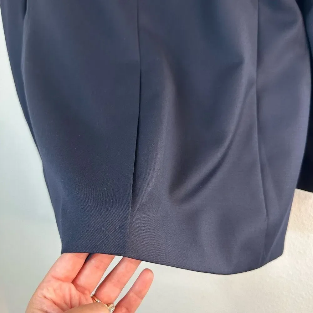 Lauren Ralph‎ Lauren 100% Wool Blazer Jacket Men’s 42L Navy Blue w Gold Buttons